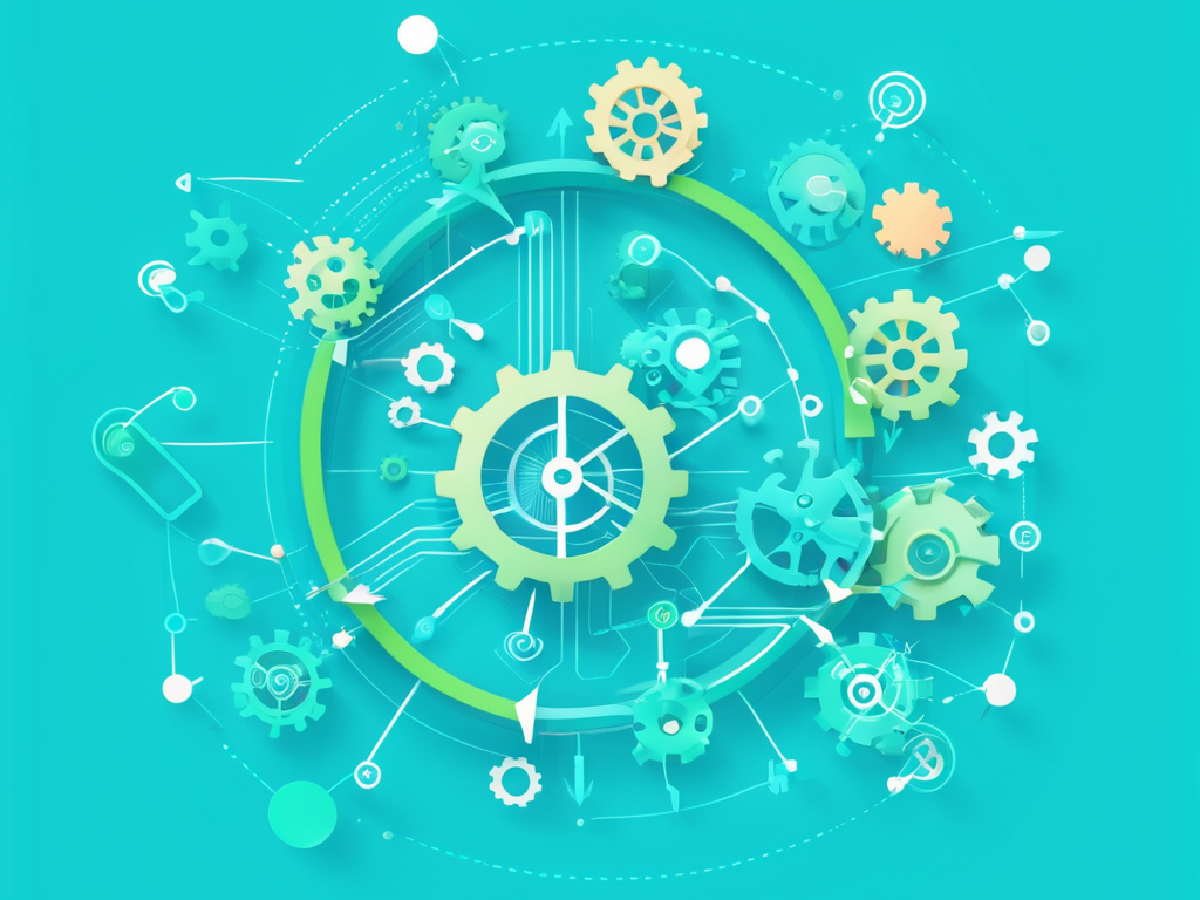 Abstract representation of automated data flows